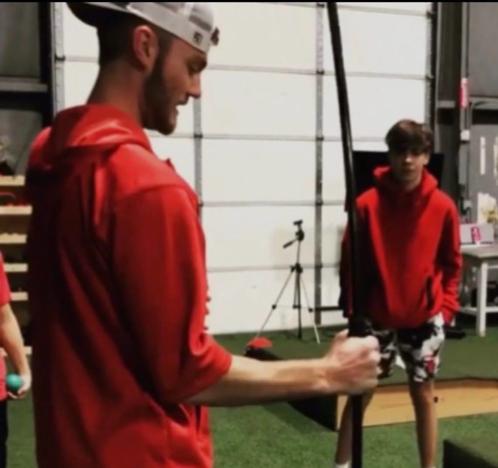 Noah Briley Pitching Instructor with Body Blade