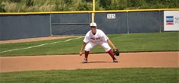 IE Baseball Jackson Sumrall Playing 3rd Base